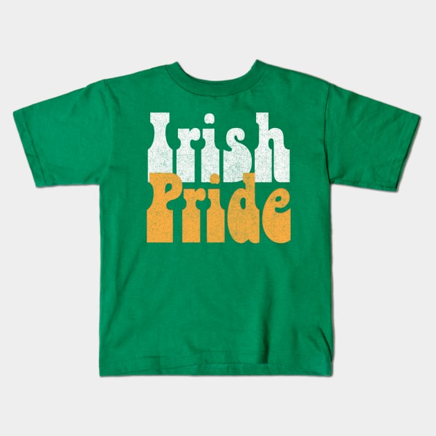 Irish Pride / Retro Styled Original Irish Design Kids T-Shirt by feck!